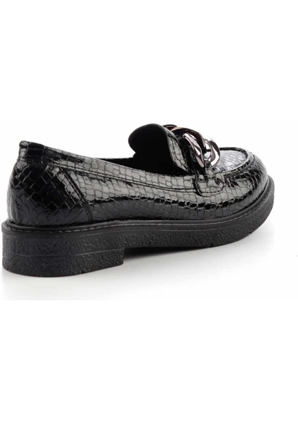 Siyah Rugan Kadın Loafer Ayakkabı K01257067011 modelleri