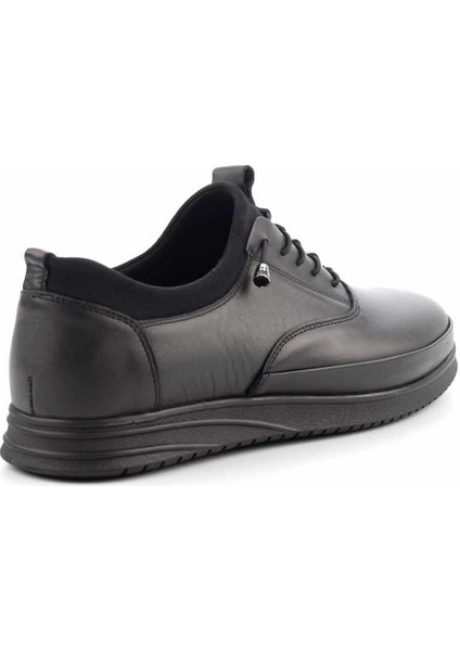 Siyah Leather Erkek Casual Ayakkabı E01733028203