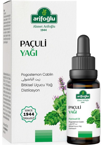 %100 Saf ve Doğal Paçuli Yağı 10 ml