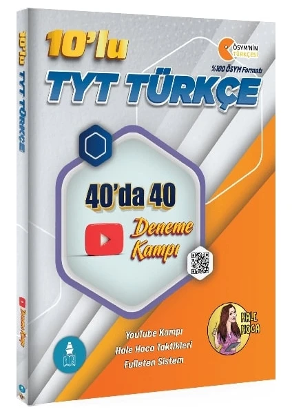 Gezgin Türkçe Hale Hoca 10'lu TYT Türkçe 40'ta 40 Deneme Kampı