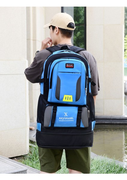 Açık Su Geçirmez Dağcılık Çantası-Büyük Kapasiteli Seyahat Sırt Çantası-Kamp Bagajı (Yurt Dışından) fiyatları