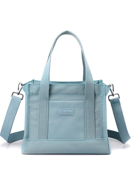 Düz Renk Minimalist Bayan Omuz Çantası, Büyük Kapasiteli Çanta, Moda Tote Çanta, Öğrenci Çantası (Yurt Dışından)