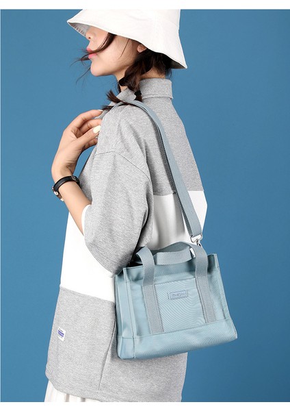 Düz Renk Minimalist Bayan Omuz Çantası, Büyük Kapasiteli Çanta, Moda Tote Çanta, Öğrenci Çantası (Yurt Dışından) fiyatları