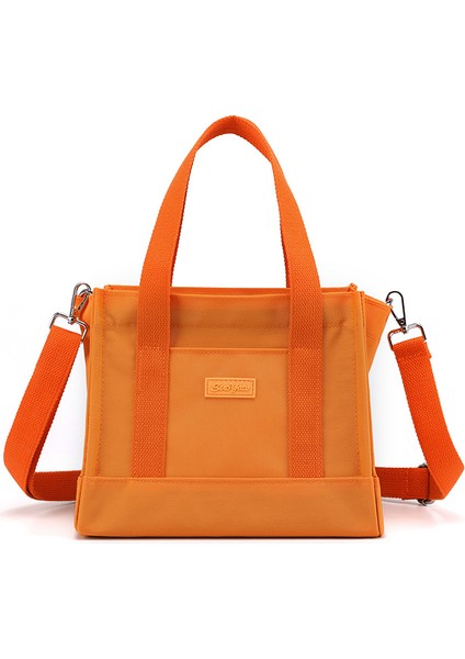 Düz Renk Minimalist Bayan Omuz Çantası, Büyük Kapasiteli Çanta, Moda Tote Çanta, Öğrenci Çantası (Yurt Dışından)