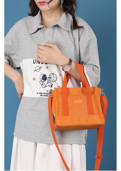 Düz Renk Minimalist Bayan Omuz Çantası, Büyük Kapasiteli Çanta, Moda Tote Çanta, Öğrenci Çantası (Yurt Dışından) fiyatları