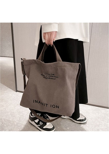 Tuval Kadın Crossbody Çanta, Kalınlaştırılmış Tuval Çanta, Büyük Kapasiteli Moda Rahat Bayan Çanta (Yurt Dışından) fiyatları