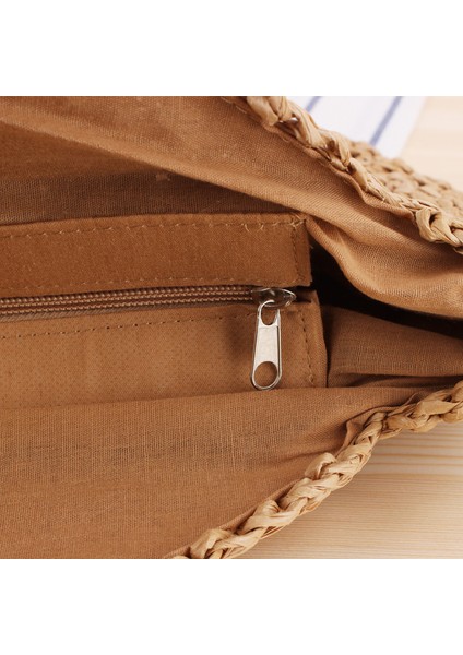 Basit Yuvarlak Bayan Omuz Çantası, Hasır Bayan Çantası, Dokuma Çanta, Plaj Çantası, Moda Kadın Çantası (Yurt Dışından) fiyatları