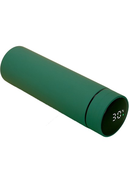 Akıllı 316 Paslanmaz Çelik Sıcaklık Su Bardağı Vakumlu Araba Termos Ofis Iş Düz Su Bardağı (Yurt Dışından)