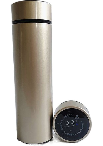 304 Paslanmaz Çelik Termos Bardak Akıllı Sıcaklık Ölçüm Su Bardağı Sıcaklık Ekran Iş Düz Bardak Hediye Çocuklar Karikatür Bardak (Yurt Dışından)