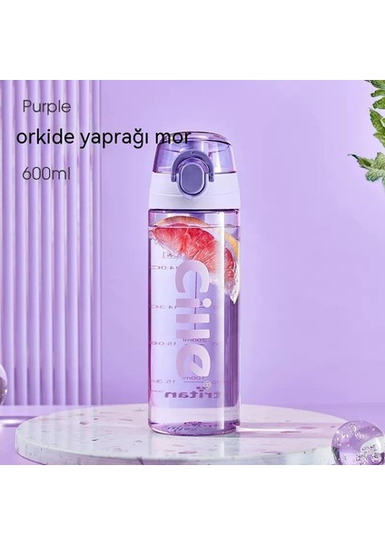 Summer Xile Yüksek Değerli Yüksek Sıcaklığa Dayanıklı Öğrenci Su Bardağı Düşmeye Dayanıklı Gıda Sınıfı Taşınabilir Bardak Taşınabilir Net Kırmızı Plastik Bardak (Yurt Dışından)