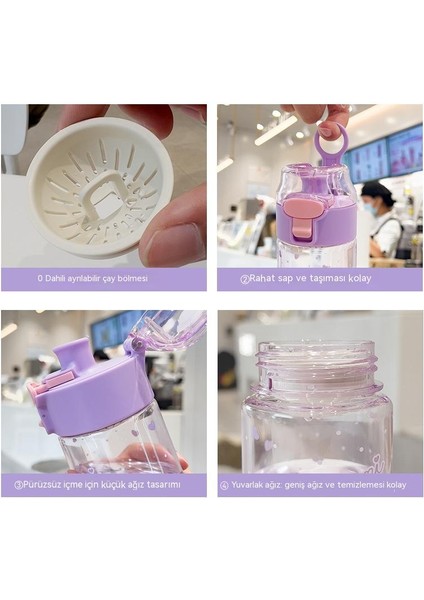 Sanrio Su Bardağı Kızlar Yüksek Değerli Öğrenci Plastik Bardak Tritan Yüksek Sıcaklığa Dayanıklı Yaz Sevimli Çocuk Su Bardağı (Yurt Dışından) modelleri