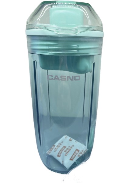 Shake Bardak Spor Fitness Su Bardağı Açık Taşınabilir Milkshake Bardak Karıştırma Protein Tozu Bardak Yemek Değiştirme Ölçeği Su Bardağı (Yurt Dışından)