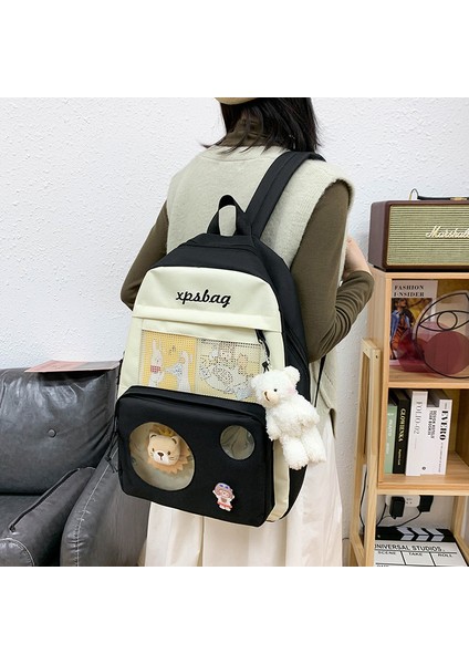 Moda Gündelik Büyük Kapasiteli Kızların Okul Çantası (Yurt Dışından)
