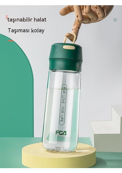 Zengin Plastik Bardak Kız Öğrenci Büyük Kapasiteli Spor Su Bardağı Erkek Yaz Açık Taşınabilir Filtre Çay Bardağı (Yurt Dışından) modelleri