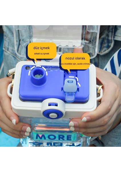 Net Kırmızı Çift Içme Borusu Bardak Yaratıcı Kare Su Bardağı Kadın Gelgit Küp Yüksek Değerli Plastik Taşınabilir Çapraz Çapraz Çocuk Su Bardağı (Yurt Dışından) fırsatları