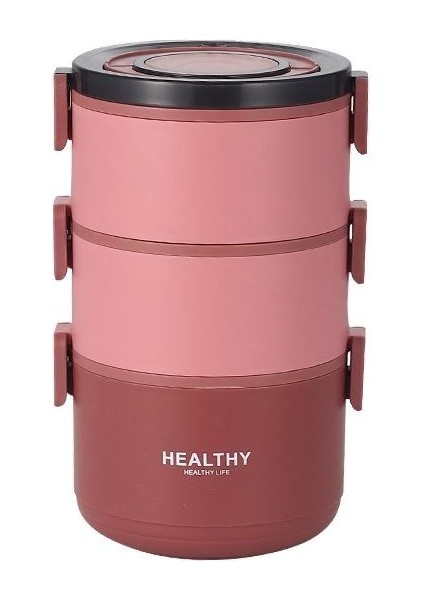 304 Paslanmaz Çelik Çok Katmanlı Yalıtım Yemek Kabı Kadın Bento Kutusu Yemek Kabı Ofis Çalışanı Öğrenciler Taşınabilir Pirinç Kovası Yalıtım Kovası (Yurt Dışından)