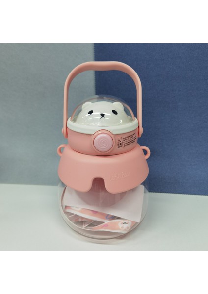 Yeni Yüksek Değerli Karikatür Net Kırmızı Büyük Göbek Kupası Sevimli Ayı Taşınabilir Büyük Kapasiteli Öğrenci Kupası Büyük Göbek Samanlı Fincan (Yurt Dışından) fiyatları