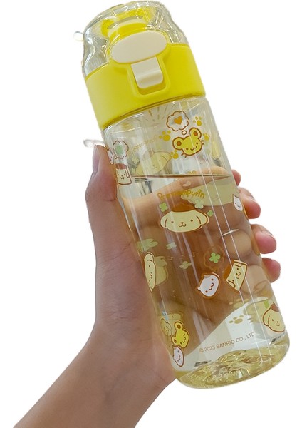 Sanrio Su Bardağı Kızlar Yüksek Değerli Öğrenci Plastik Bardak Tritan Yüksek Sıcaklığa Dayanıklı Yaz Sevimli Çocuk Su Bardağı (Yurt Dışından)