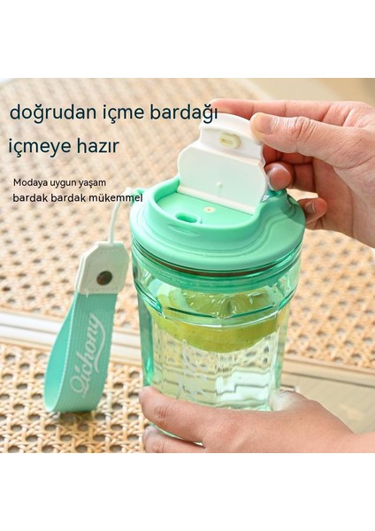 Kahve Fincanı Çocuk Su Bardağı Taşınabilir Öğrenci Açık Spor Plastik Bardak Yüksek Değerli Yaz Damla Geçirmez Hediye (Yurt Dışından) fırsatları