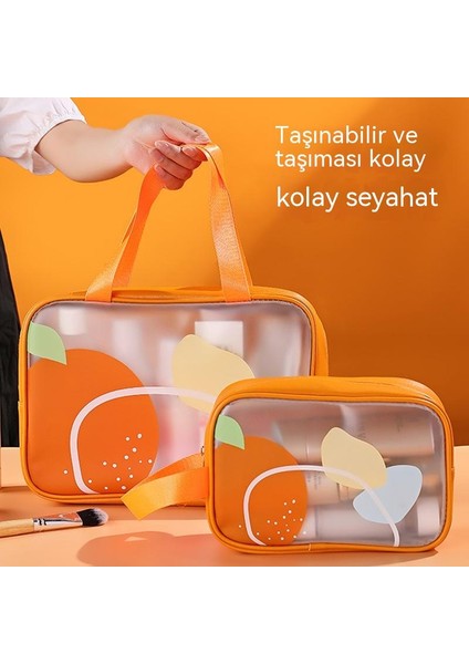 Kuru ve Islak Ayırma Yıkama Torbası Büyük Kapasiteli Ins Tarzı Yüksek Değerli Taşınabilir Seyahat Kozmetik Çantası Taşınabilir Saklama Çantası (Yurt Dışından)