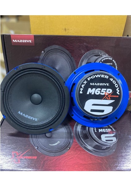 Audio MS-M65PX Pro 400W 130 Rms 16CM Midrange Hoparlör Takımı