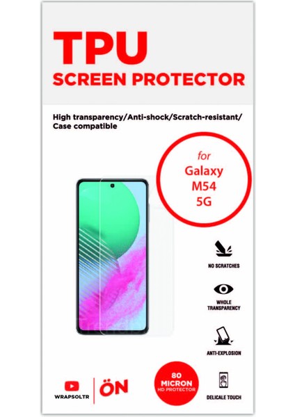 Samsung Galaxy M54 5g Ekran Koruyucu Tam Kaplayan Esnek Hd Film fiyatları