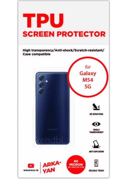 Samsung Galaxy M54 5g Arka ve Yan Kaplama Koruyucu Hd Film fiyatları