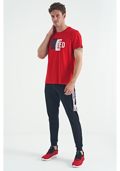 Elvis Kırmızı Standart Kalıp Erkek T-Shirt - 88218
