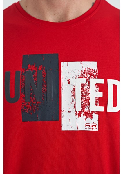 Elvis Kırmızı Standart Kalıp Erkek T-Shirt - 88218