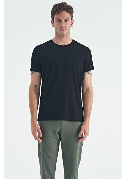 Calvin Siyah Basic Erkek T-Shirt - 88245