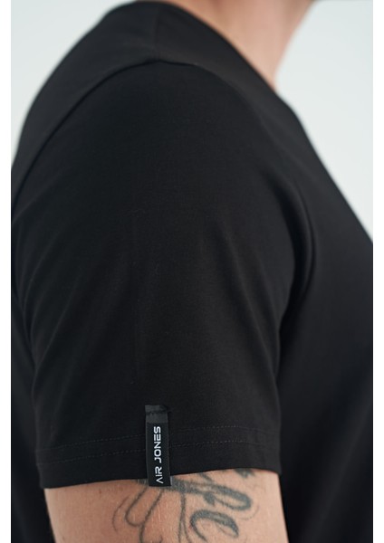 Calvin Siyah Basic Erkek T-Shirt - 88245