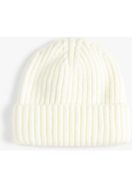 Basic Örgü Bere Dokulu Katlama Detaylı