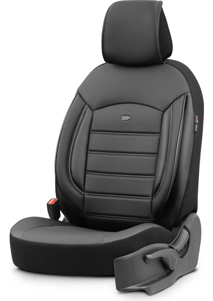 Inspire Design Premium Deri Ekstra Destekli Universal Oto Koltuk Kılıfı Tam Set