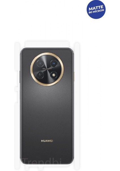 Huawei Nova Y91 Mat Arka ve Yan Kaplama Tam Kaplayan Hd Film