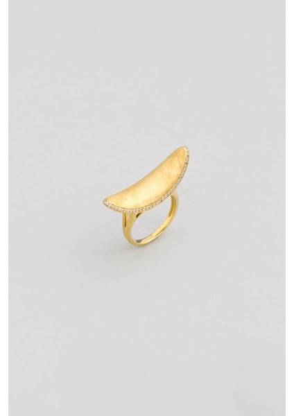 Giza'nın Gücü 18 Ayar Sarı Altın Kaplama Gümüş Yüzük