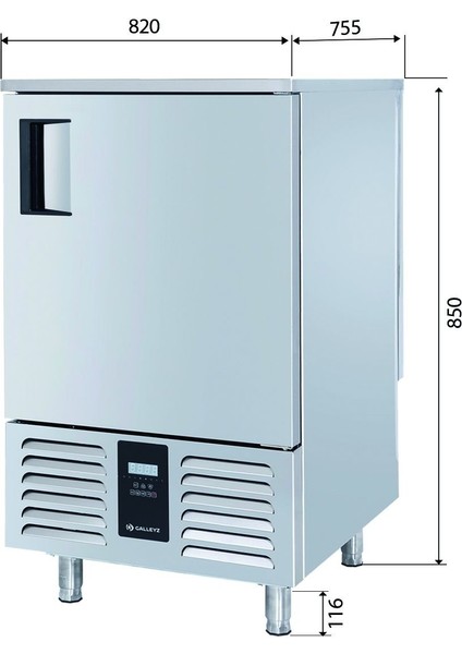 Blast Freezer / Chiller - 82X76X85 cm