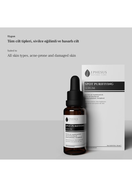 - Spot Purifying Serum, Sivilce Karşıtı Serum modelleri