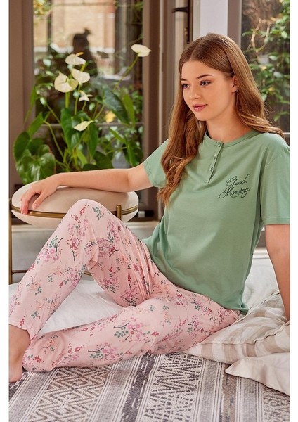 Kısa Kol Kadın Pijama Takım 26135