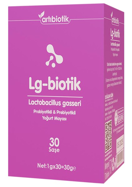 Doğadan Bizim Artıbiotik Lg-Biotik Yoğurt Mayası 30 Saşe