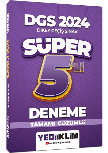 2024 ALES Tamamı Çözümlü Süper 5'li Deneme