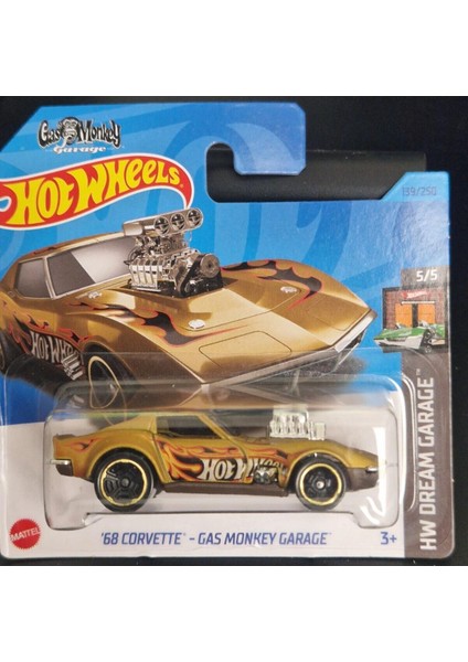 Tekli Arabalar 68 Corvette - Gas Monkey Garage HKH23