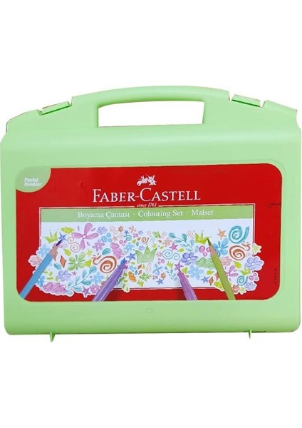 Faber Pastel Renkler Boyama Çantası Pastel Renkler