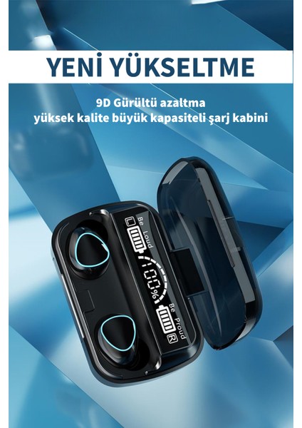 Deilmi Ios Android Uyumlu Kablosuz Kulak Içi V5.3 Mikrofonlu Hfı Ses Güç Gösterge Powerbank Kutu Db-14 Kablosuz Bluetooth Kulaklık modelleri