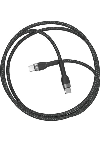 Huawei Şarj Kablosu (100W) Type-C To Type-C Pd Hızlı Şarj Kablosu 1 Metre (Hasır Kopmaz Örgü Kablo)H