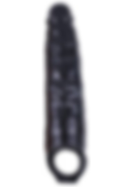 Lilitushop 7 cm Dolgulu Realistik Zenci Penis Kılıfı