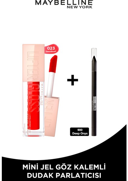 Maybelline New York Lifter Gloss Nemlendirici Dudak Parlatıcısı- 23 Sweetheart Mini Tattoo Liner Hediyeli