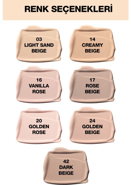 Affinitone Fondöten - 03 Light Sandbeige Mini Falsies Surreal Maskara Hediyeli