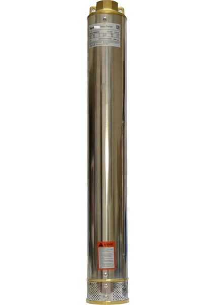 Rd Pompa Motor 4SD12/08 Bronz Başlıklı 2 hp Trifaze Derin Kuyu Dalgıç Pompa