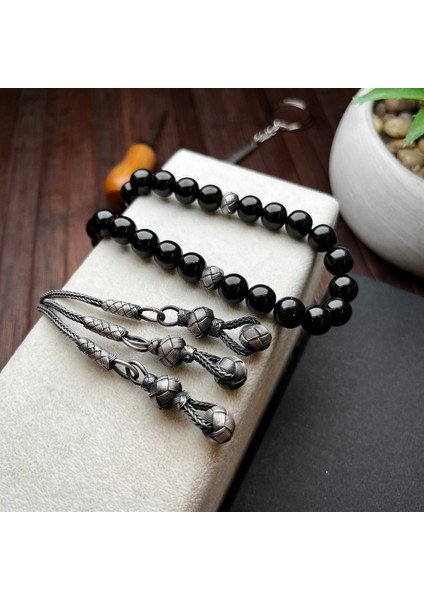 Oltu Taşı Tesbih Gümüş OTT14 fırsatları