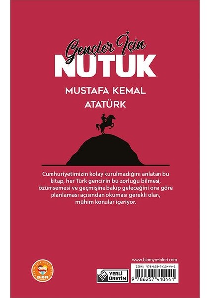 Gençler Için Nutuk - Mustafa Kemal Atatürk Biom Yayınları